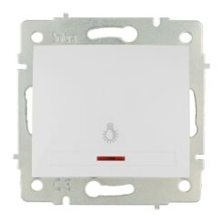 Botão LUZ luminoso 10A 250V série europa solera ERP04ILQC
