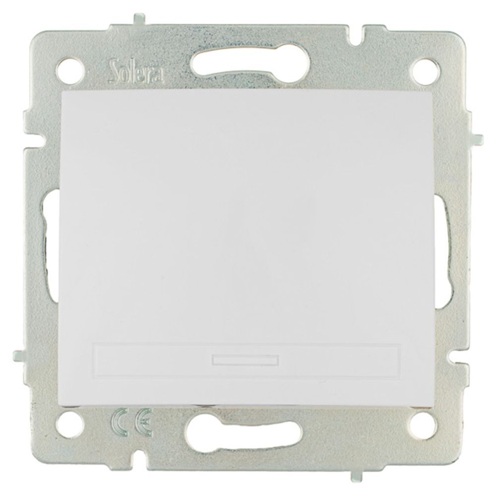 Interruptor bipolar 10AX 250V série Europa Solera ERP22QC