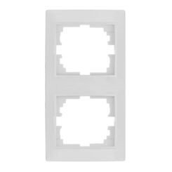 Espelho vertical duplo branco 81x154x10mm série europa solera ERP62U