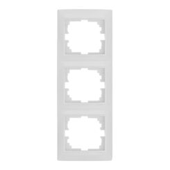 Espelho vertical triplo branco 81x225x10mm série europa solera ERP63U