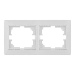 Espelho horizontal duplo branco 154x81x10mm série europa solera ERP72U