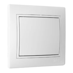 Tampa cega de embutir branco série europa solera ERP75U