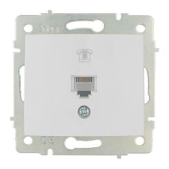 Tomada de telefone RJ11 de encastrar série Europa Solera ERP84