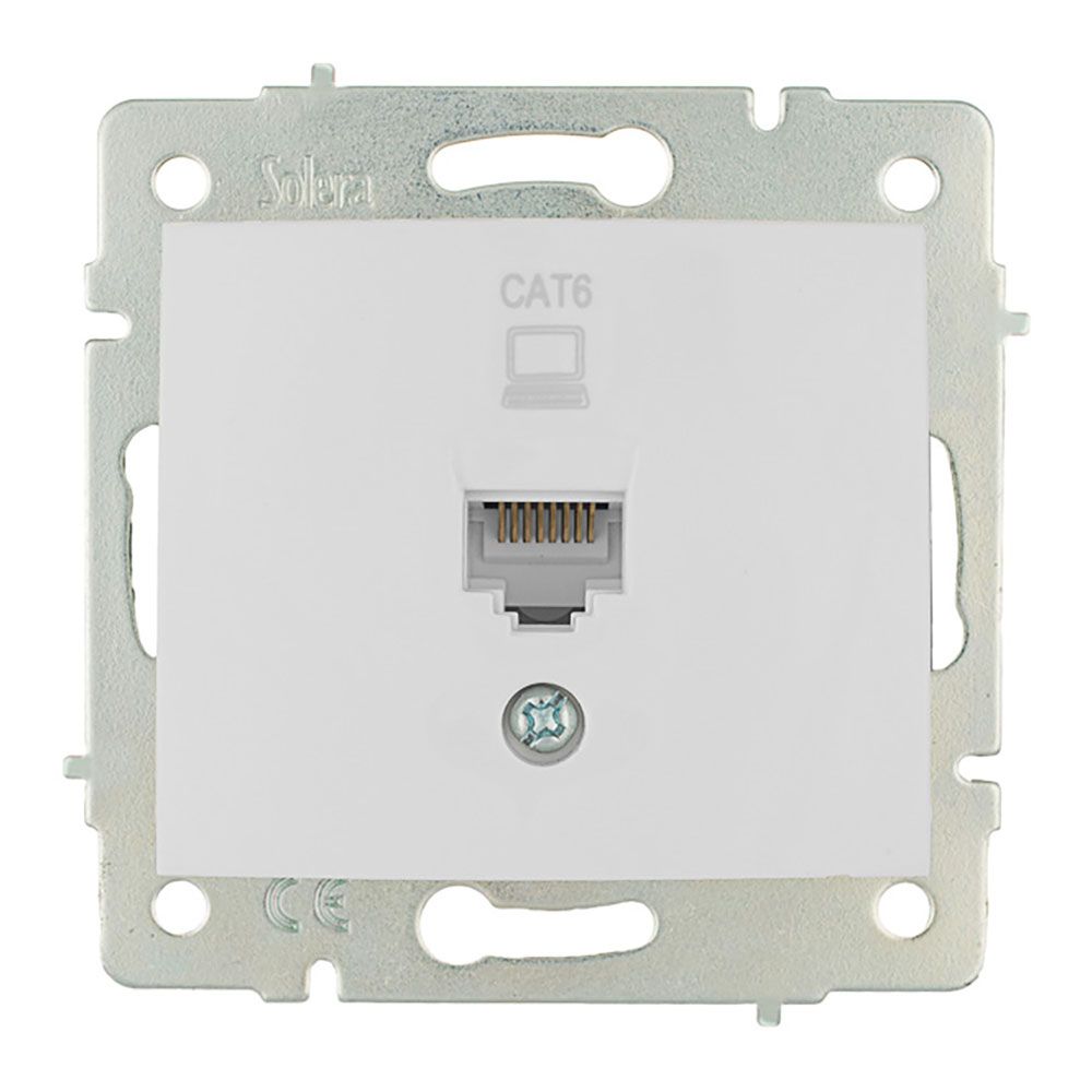 Tomada de dados RJ4 CAT6 série europa solera ERP88