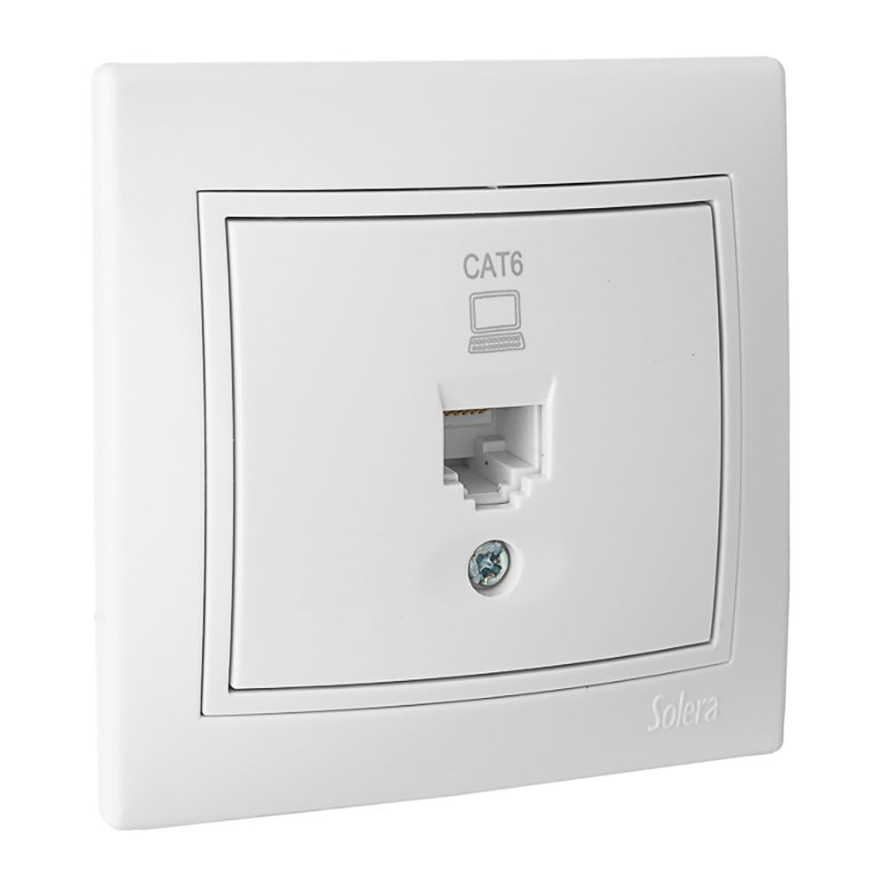 Tomada de dados RJ4 CAT6 série europa solera ERP88U
