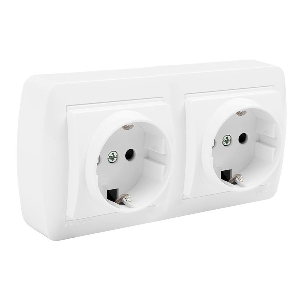 Base bipolar dupla com superfície de parede t/tl 148 x 72 x 42 mm
