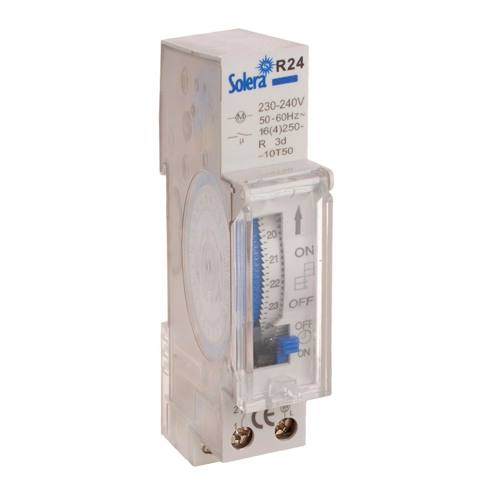 Interruptor horário 24 horas analógico (retractilado) solera R24