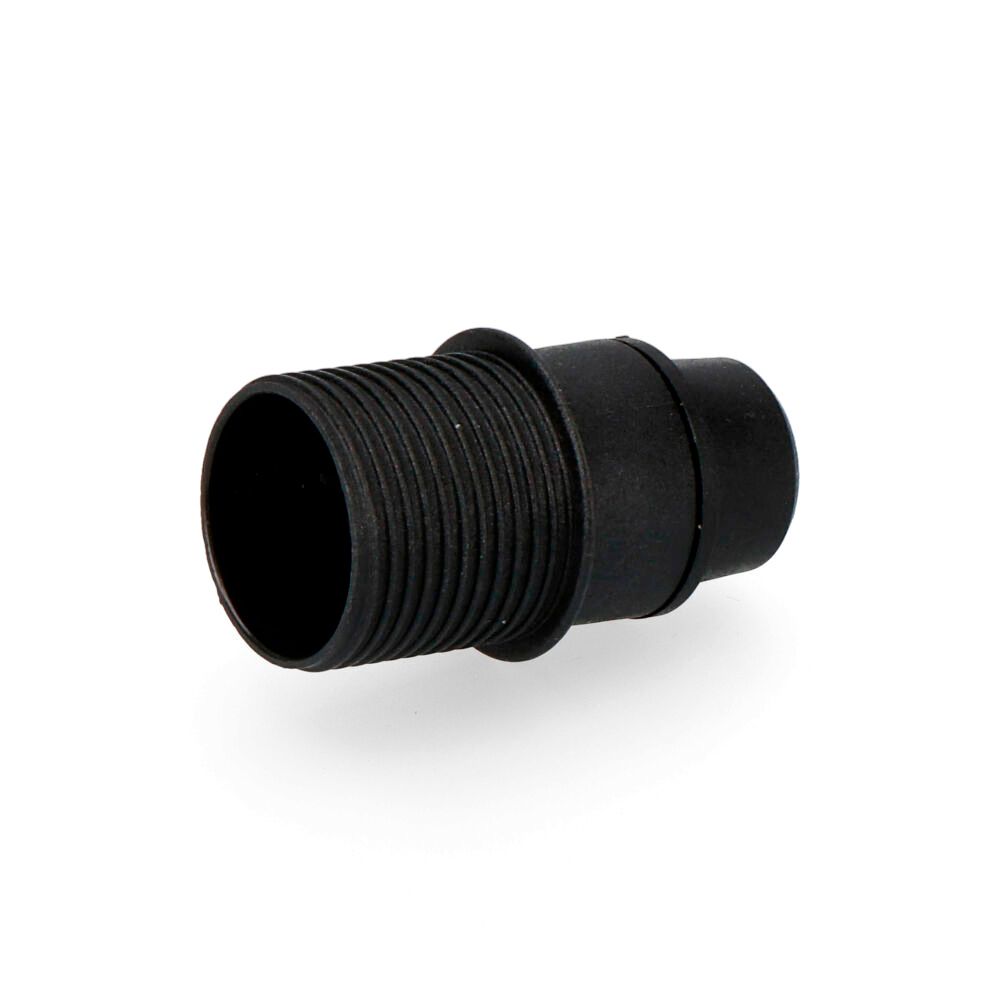 Casquilho semi-rosca E14 preto solera 6584CTN
