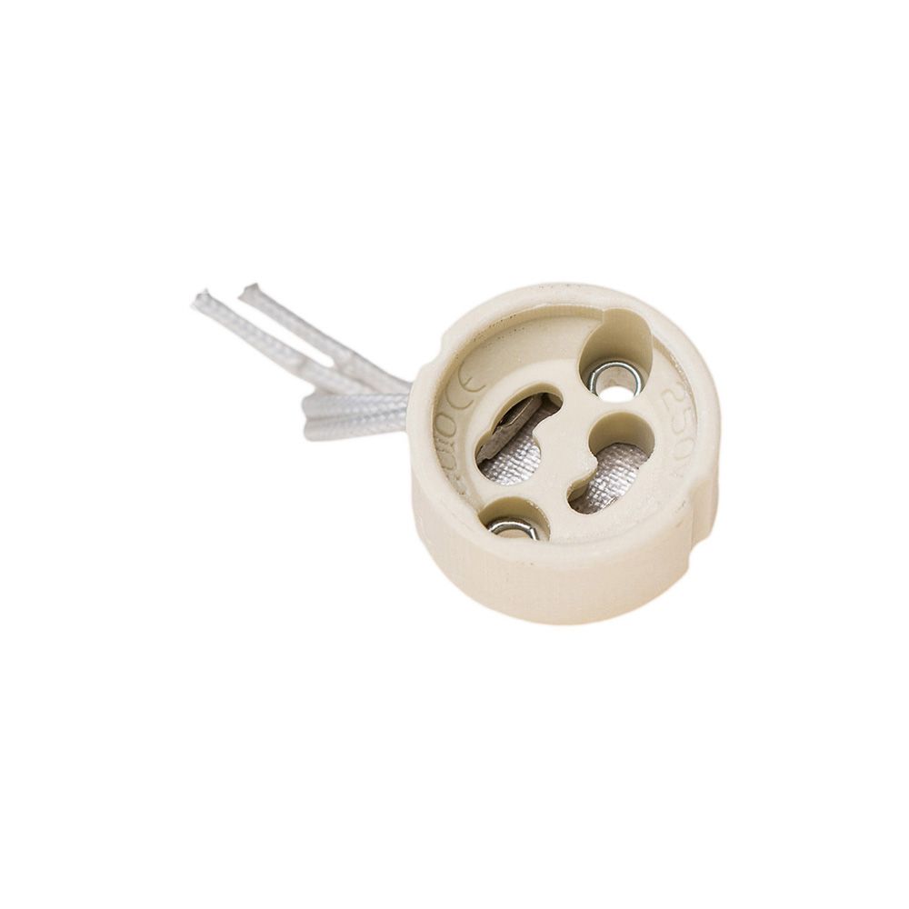 Casquilho GU10 cerâmico 2A 250V PGU10 solera