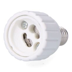 Conversor de E14 para GU10, 2 para 230 V, branco, Ø33 x 56 mm (embalado em película)