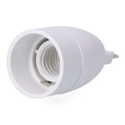 Conversor de G9 a E14, 2 a 230 V, branco, Ø30 x 57 mm (embalado em película)