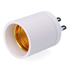 Conversor de G9 para E27, 2 para 230 V, branco, Ø33 x 57mm (embalado em película)