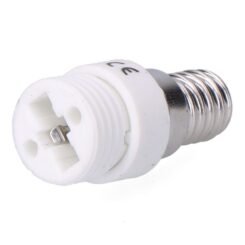 Conversor de E14 a G9, 2 a 230 V, branco, Ø20 x 45 mm (embalado em película)