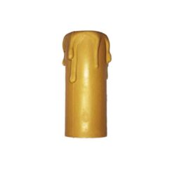 Vela curta para casquilhos E14 crema solera 853