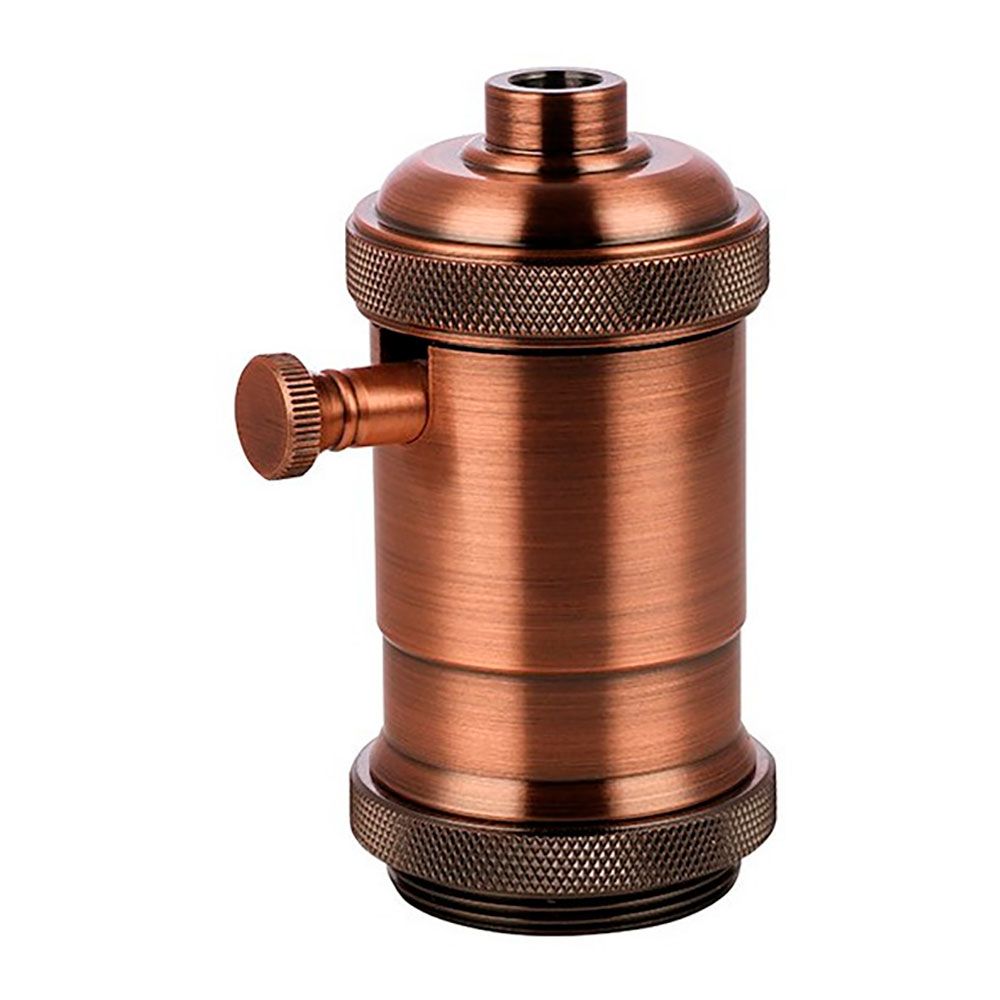 Suporte de lâmpada dimmer vintage, E27, 4 a, 150 W, 250 v~ cobre 50 x 93 mm