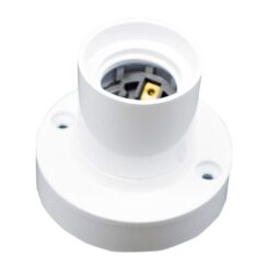 Casquilho de superfície E27 4A 250 v~ branco Ø67 x 57 mm