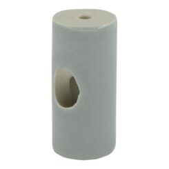 Deriva cabos de porcelana cilíndrico de teto branco, 5 unidades Ø20 x 45 mm