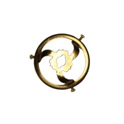Suporte tubo metal Ø6,5cm, 2 peças