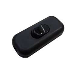 Interruptor unipolar 2A montado preto