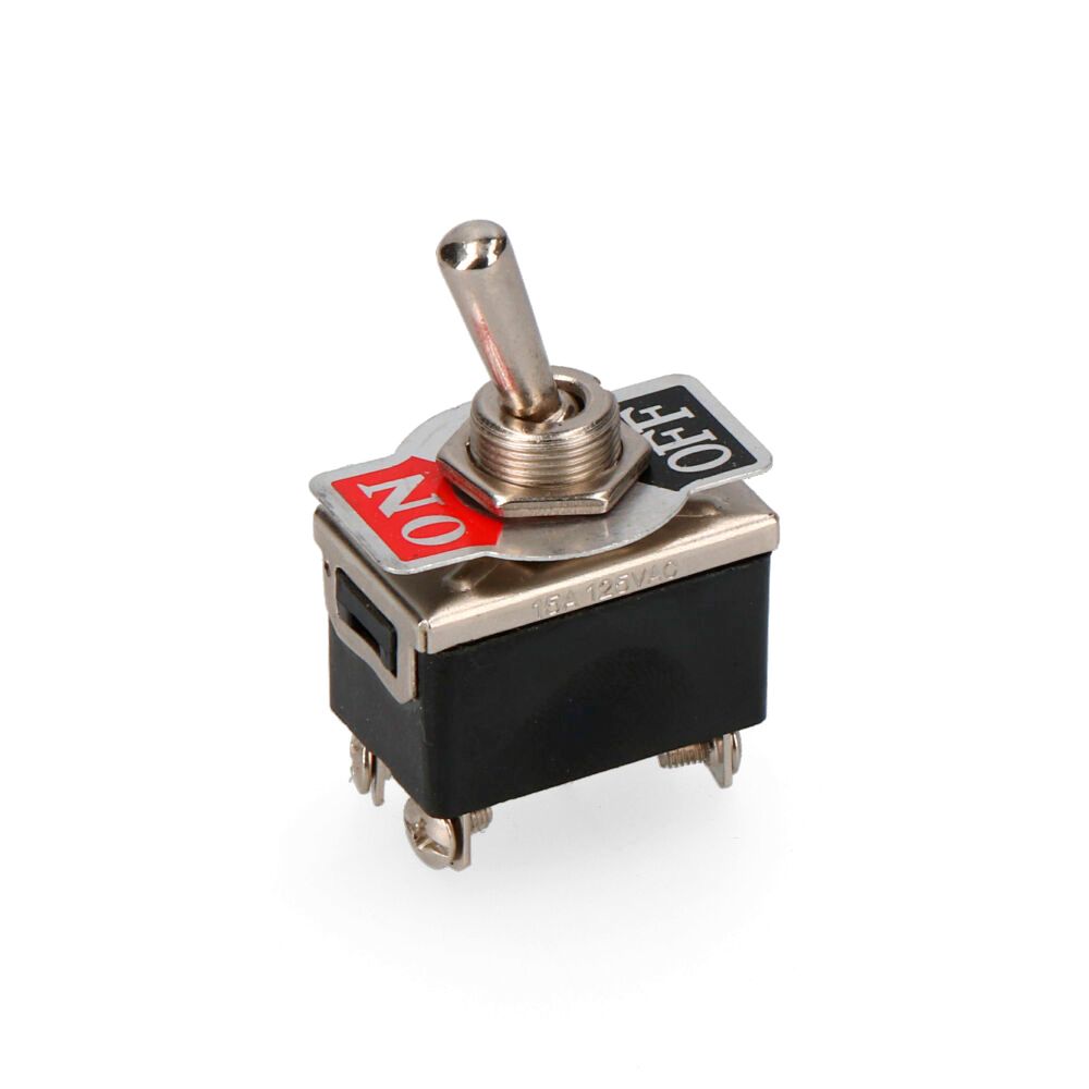 Interruptor bipolar alavanca metálica 10A 250V