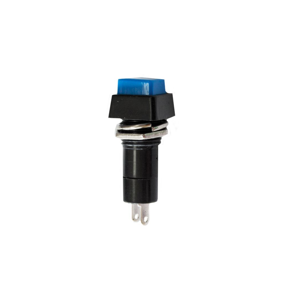 Pulsador base quadrada 1A 250V
