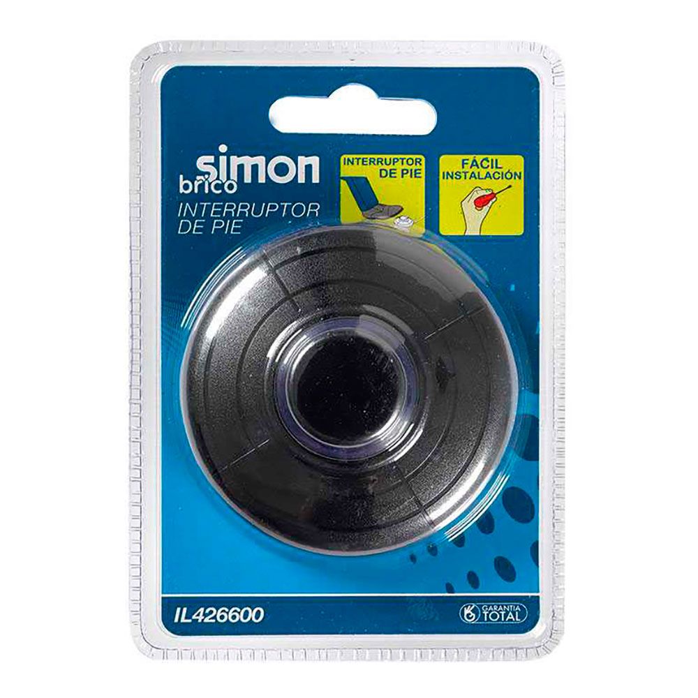 Interruptor de pie 2a 250 v negro - Image 2