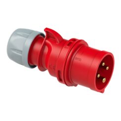 Cetac 3P+T plugue vermelho 16A 400V~ IP44