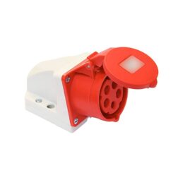 Cetac base superfície 3P+N+T vermelho 32A 400V~ IP44