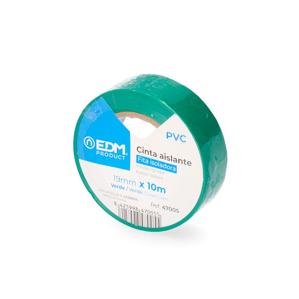 Fita isolante verde de qualidade supra 19 mm x 10 m - Image 3