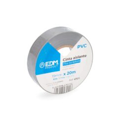 Fita isolante cinza de supra qualidade 19 mm x 20 m