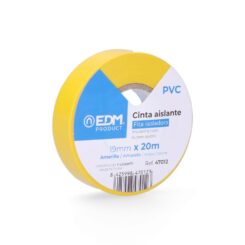 Fita isolante amarela de qualidade supra 19 mm x 20 m