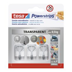 Gancho autoadesivo powerstrips S, transparente