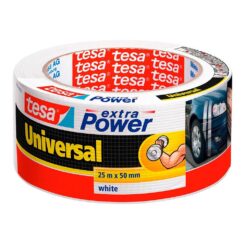 Cinta americana universal blanca 50 mm x 25 m