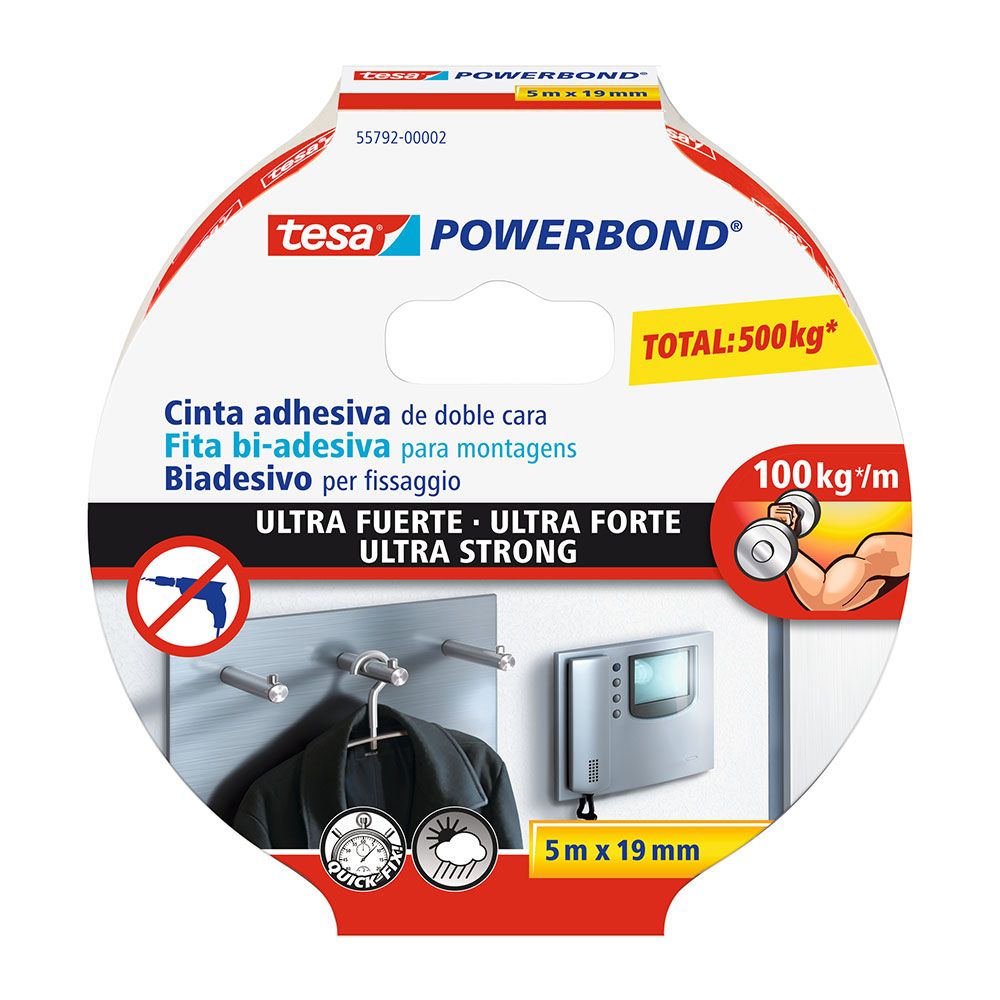 Fita montagem extra forte 19 mm x 5 m