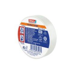 Fita isolante branca aprovada 19 mm x 20 m