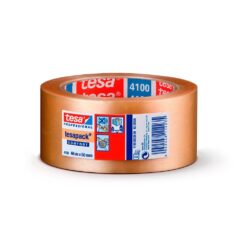 Fita de embalar PVC rugoso transparente 50 mm x 66 m