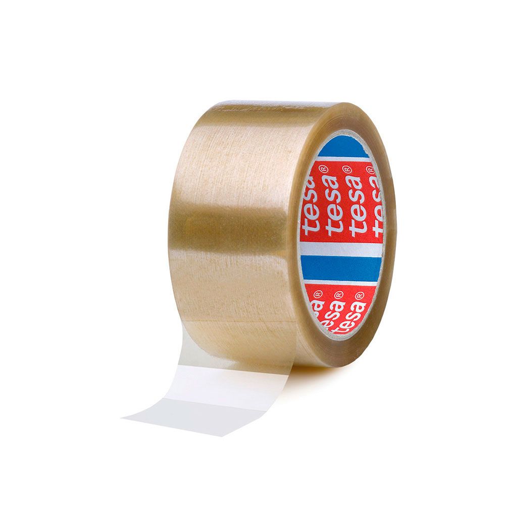 Fita de embalagem transparente 43 microns 50 mm x 66 m