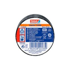 Fita isolante preta aprovada 19 mm x 10 m