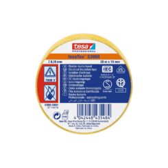 Fita isolante amarela aprovada 19 mm x 20 m