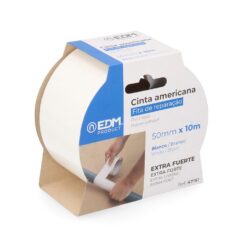 Fita adesiva americana branca 50 mm x 10 m