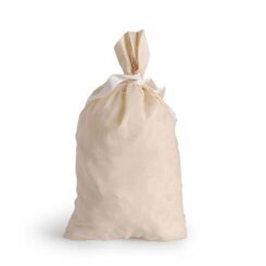 Saco de algodão bege 40 x 60 cm, pack 2 unidades