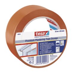 TESA Fita de gesso premium laranja 50 mm x 33 m