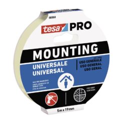 TESA Montagem universal pro fita dupla face 19 mm x 5 m