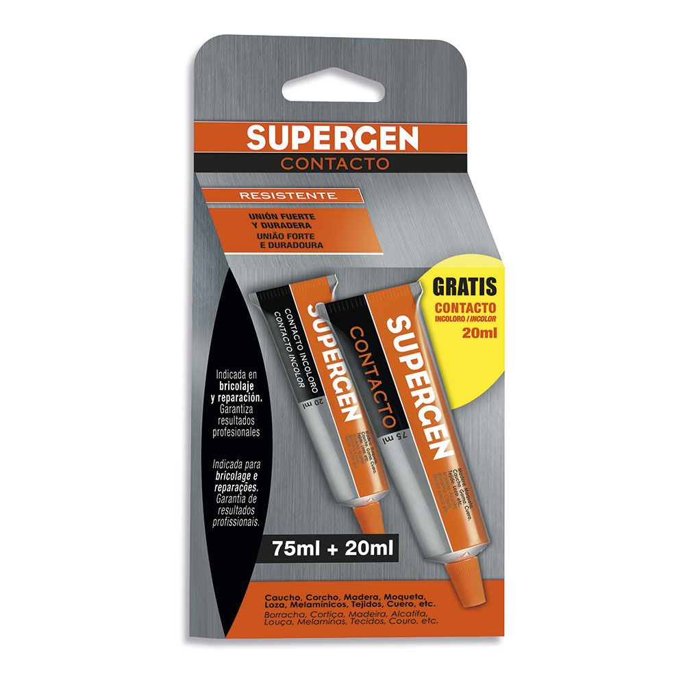 Supergen contacto 75ml + incolor 20ml PR 62600