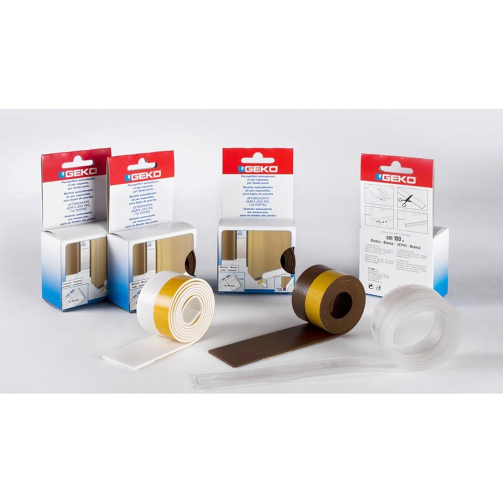 Adesivo para debaixo da porta em PVC expandido 38 mm x 100 cm castanho