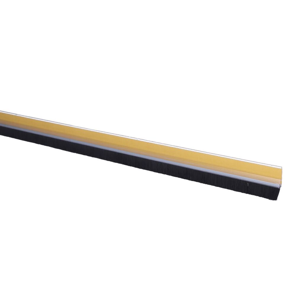 Regua veda porta PVC rigido transparente 1 m