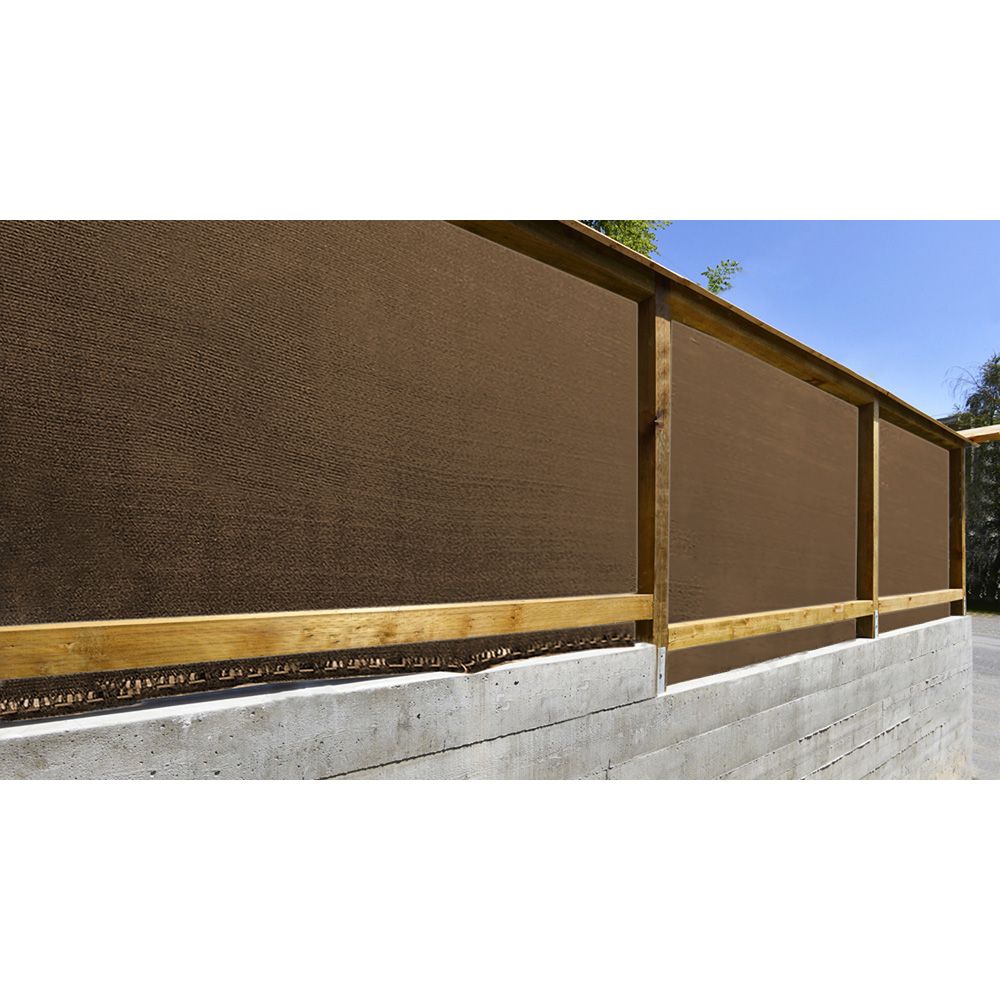 Rede de ocultação premium castanha 230 g/m² 1,5 x 5 m - Image 2