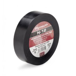 Fita isolante de PVC preta de alta aderência 25 mm x 0,15 mm x 20 m