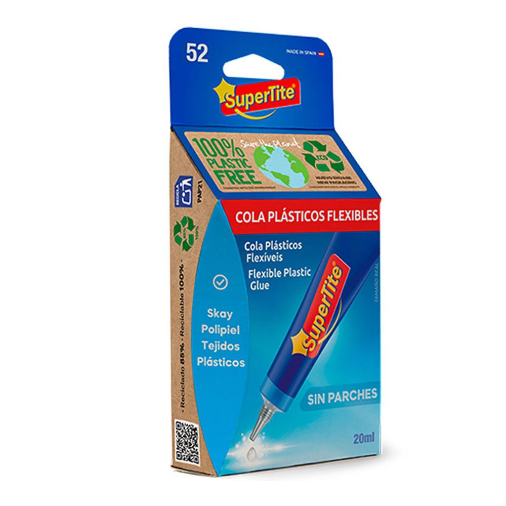 Adesivo plast flexível, blister 20ml 2452 supertite