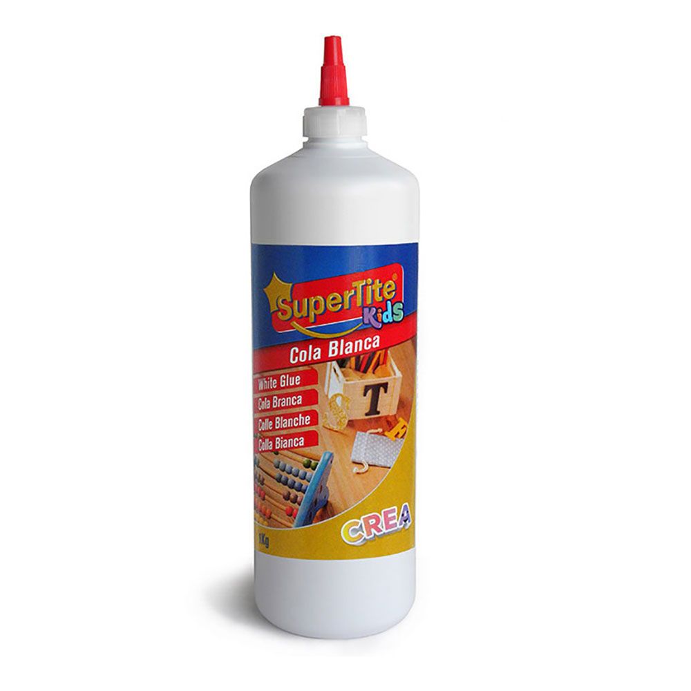 Cola branca escolar, embalagem 1kg A2718 supertite